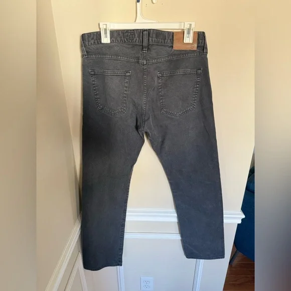 Adriano Goldschmied Charcoal Gray Straight Leg The Matchbox Jeans Size 32 - Picture 5 of 7